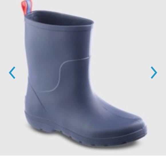 Toddler Totes cirrus charley rain boots navy 5-6T
